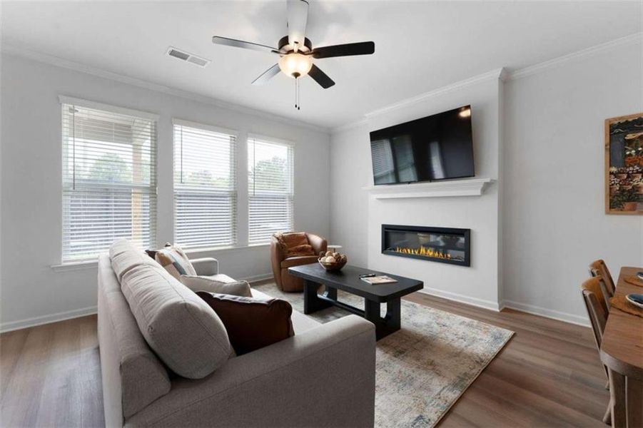 Furnished interior view inside a new home in , Cedartown (Image 55).