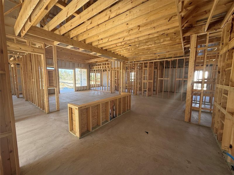 In-progress construction of a new home in Provence, Austin, TX (Image 17).