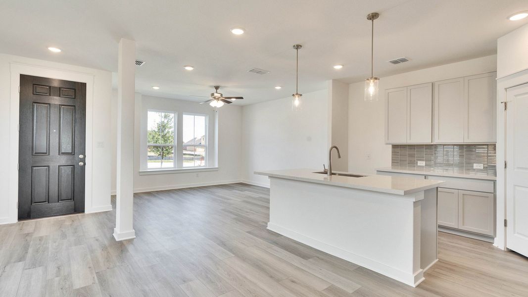 Furnished interior view inside a new home in Creeks Crossing, Elgin (Image 6).