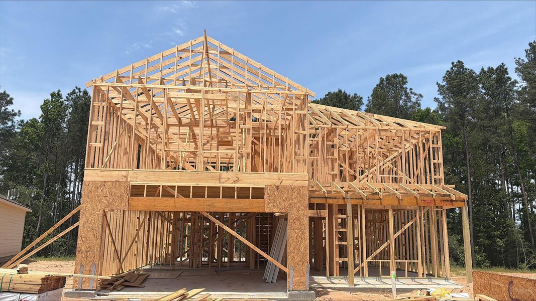 In-progress construction of a new home in Magnolia Springs, Montgomery, TX (Image 23). In-progress construction of a new home in Magnolia Springs, Montgomery, TX (Image 23).