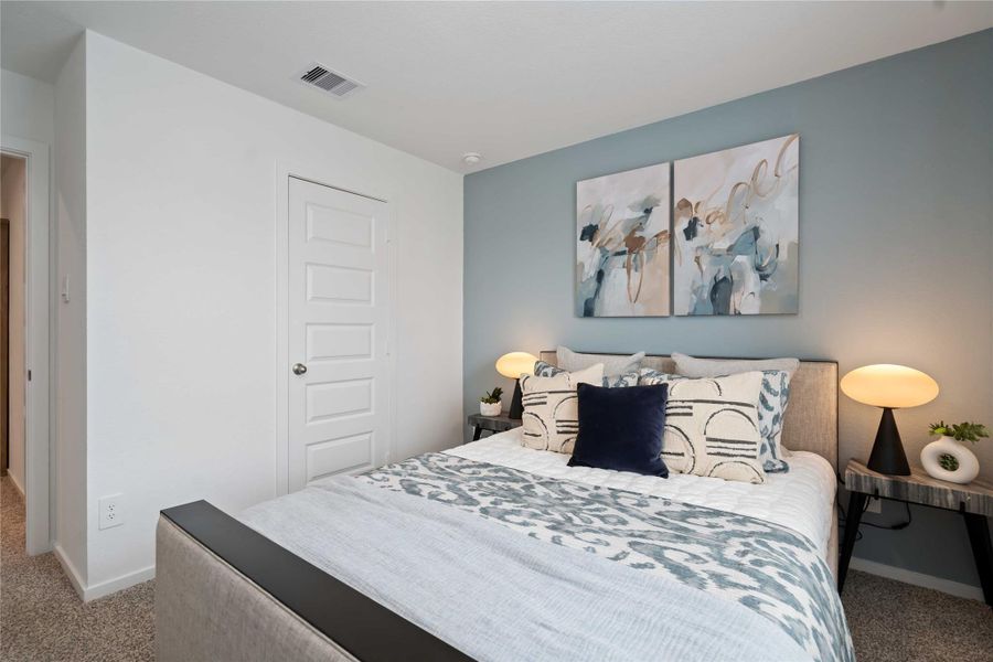 Furnished interior view inside a new home in Alaia Crossing, Houston (Image 21).