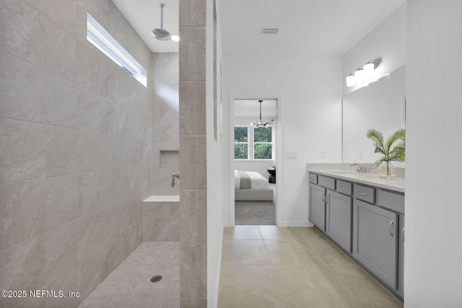 Furnished interior view inside a new home in Hyland Trail, Green Cove Springs (Image 12).