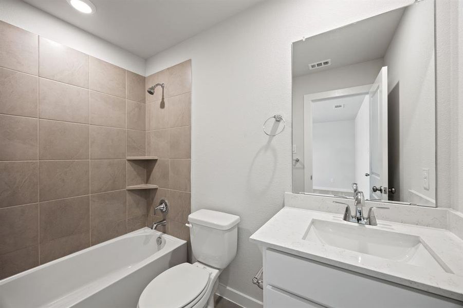 Furnished interior view inside a new home in The Estates Collection at Overland Grove, Forney (Image 4).