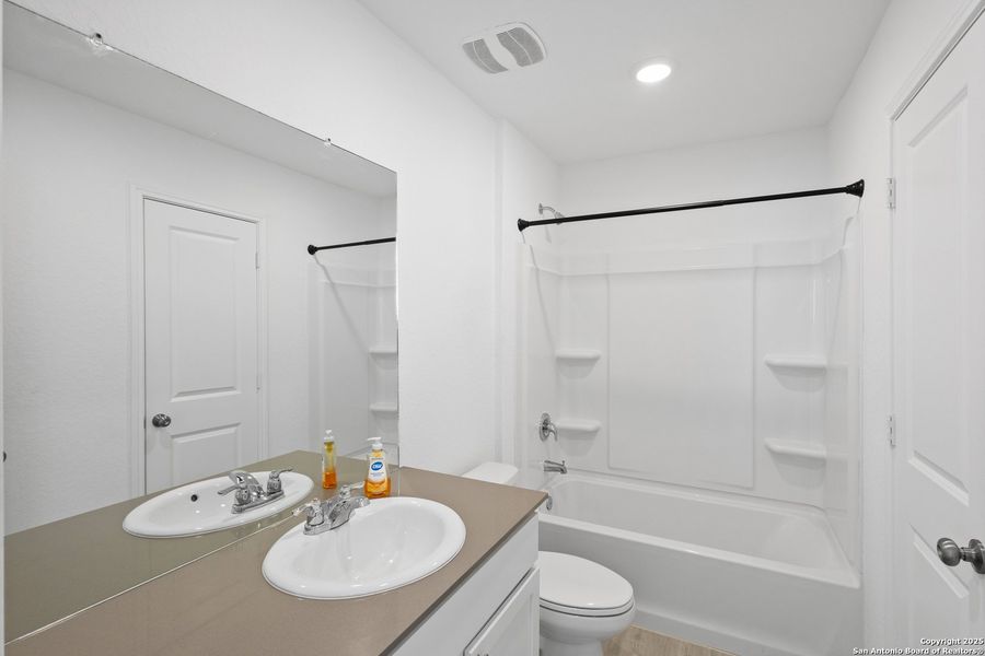 Furnished interior view inside a new home in Ruby Crossing: Cottage Collection, San Antonio (Image 7).