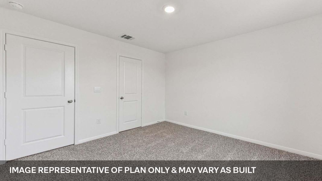 Spacious, unfurnished interior of a new home in Bar W Ranch, Leander (Image 23).