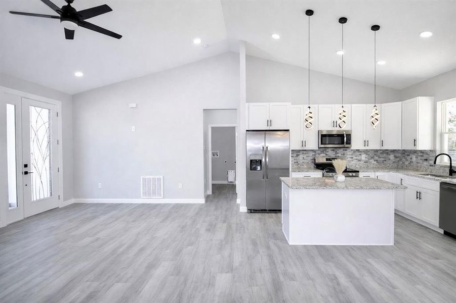 Furnished interior view inside a new home in , Sebring (Image 6).