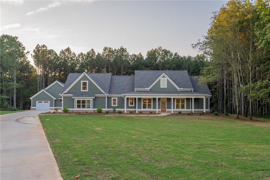 Front exterior of a new home in , Social Circle, GA, highlighting curb appeal (Image 25).