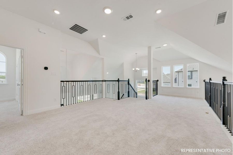 Representative unfurnished interior of a home built from the Royal Palm by Grand Homes in Trails at Cottonwood Creek, Rowlett (Image 18).