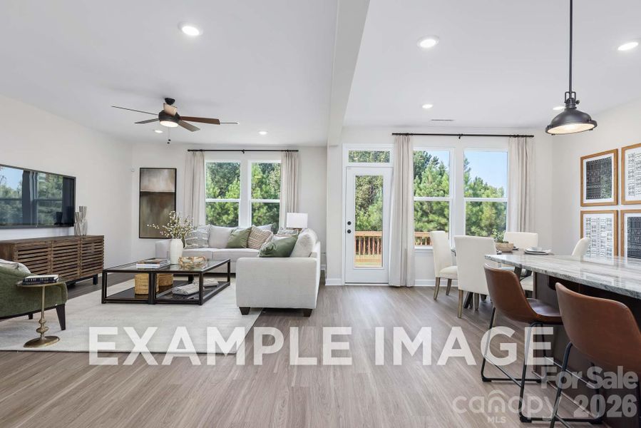 Furnished interior view inside a new home in Windgate, Mooresville (Image 20).