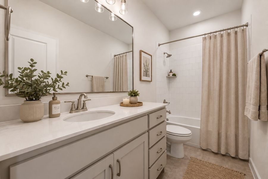 Furnished interior view inside a new home in Terra Vista Estates, Springtown (Image 14).