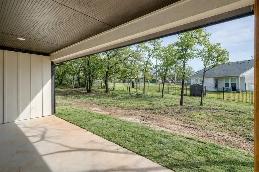 Exterior details and patio area of a home in , Runaway Bay (Image 4). Exterior details and patio area of a home in , Runaway Bay (Image 4).