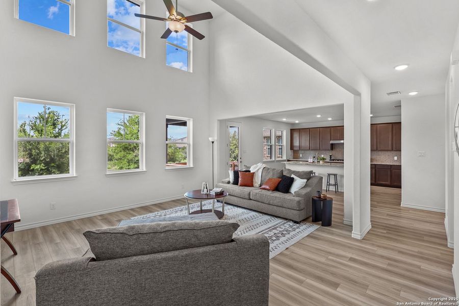 Furnished interior view inside a new home in Ladera, San Antonio (Image 13).