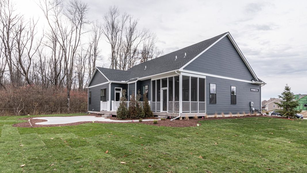 Exterior details and patio area of a home in Preserve at Magnolia Park, Jackson (Image 3).