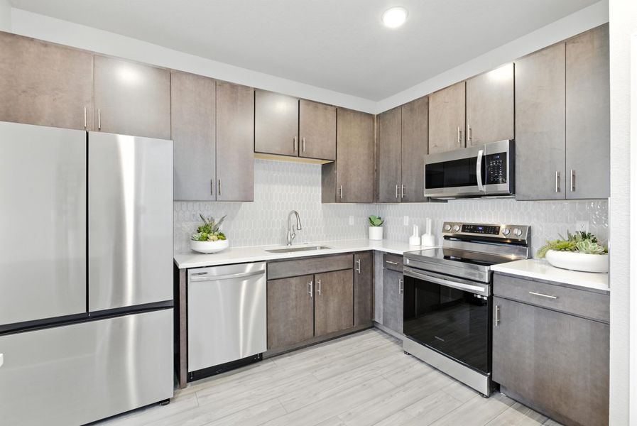 Representative furnished interior of a home built from the Denali by Landsea Homes in Pintail Commons at Johnstown Village, Johnstown (Image 24).
