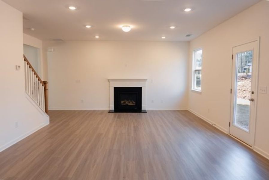 Representative unfurnished interior of a home built from the Laurel by Piedmont Residential in Meadowyn, Cartersville (Image 16).