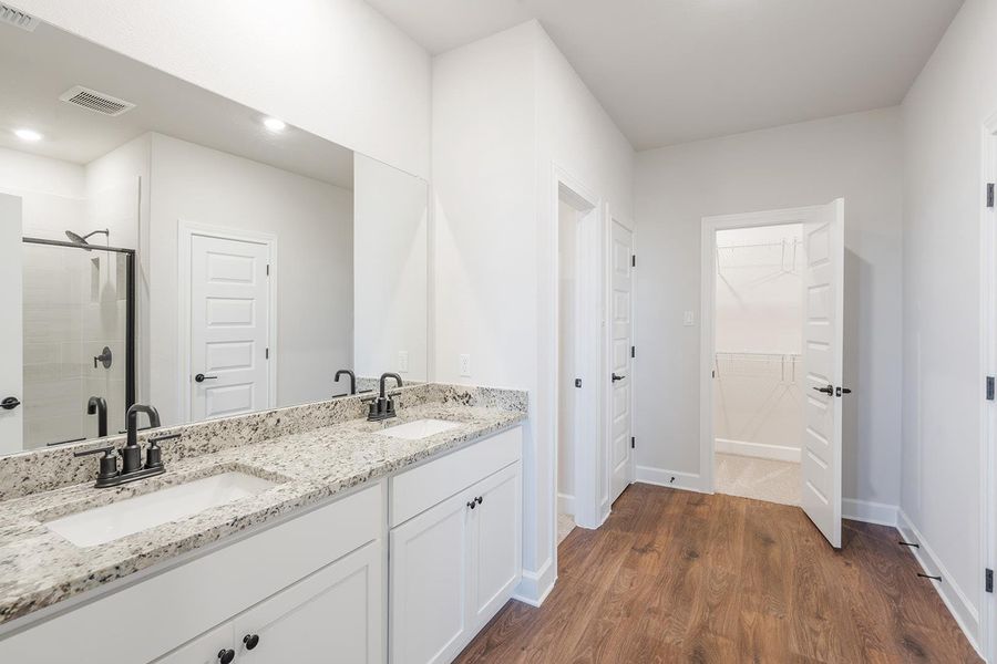 Furnished interior view inside a new home in Canyon Ranch, Jarrell (Image 2).