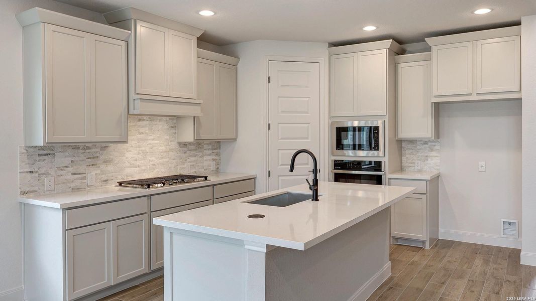 Furnished interior view inside a new home in VIDA, San Antonio (Image 16).