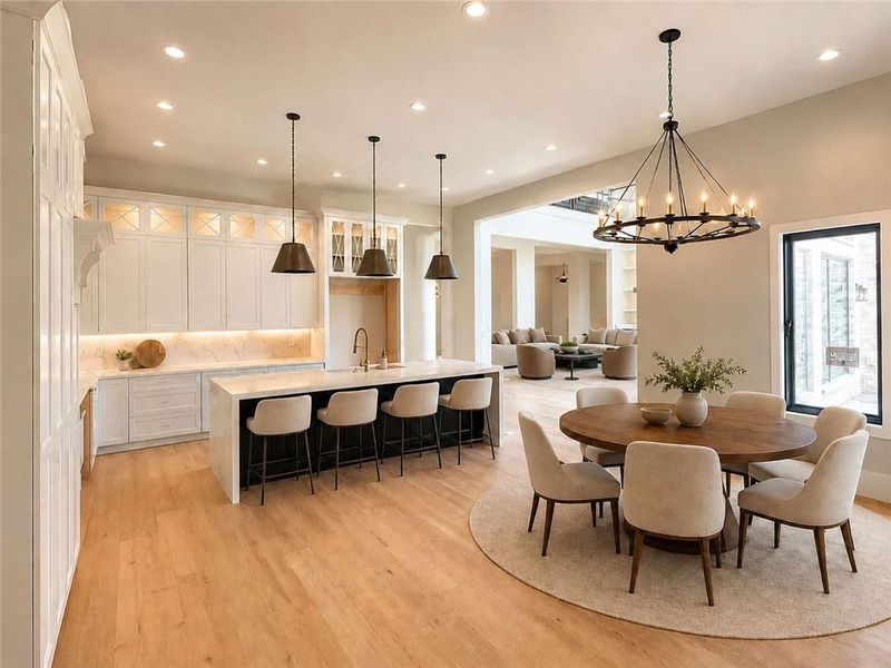 Furnished interior view inside a new home in , Alpharetta (Image 42).