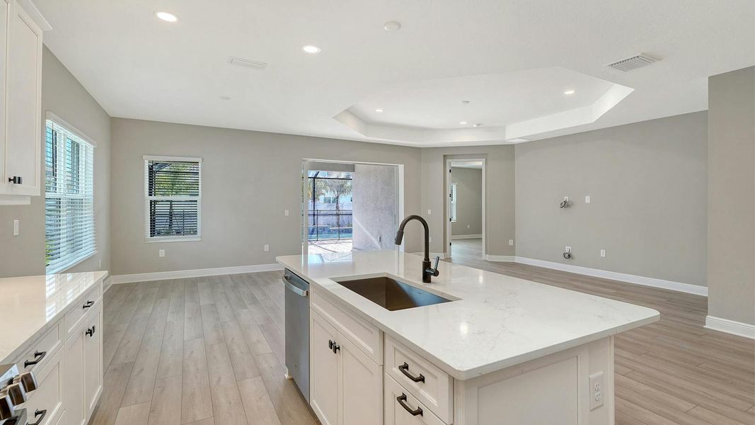 Furnished interior view inside a new home in Windward Real Estate and Homes for Sale in Sarasota, FL - Neal Communities, Lakewood Ranch (Image 12).