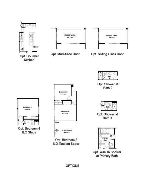 2D floor plan layout of this home in Combs Ranch, San Tan Valley, AZ (Image 4).