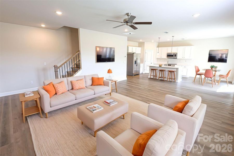 Furnished interior view inside a new home in , Denver (Image 8).