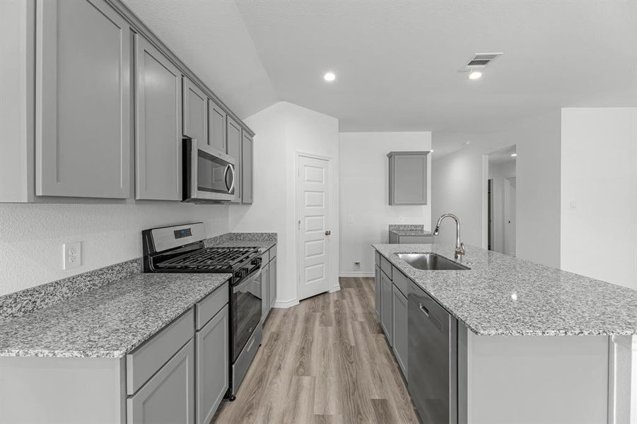 Furnished interior view inside a new home in Reserve at Mallard Lakes, Orange (Image 15). Furnished interior view inside a new home in Reserve at Mallard Lakes, Orange (Image 15).