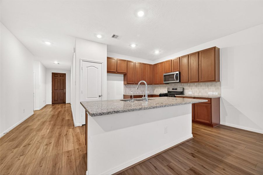 Furnished interior view inside a new home in , Houston (Image 10). Furnished interior view inside a new home in , Houston (Image 10).