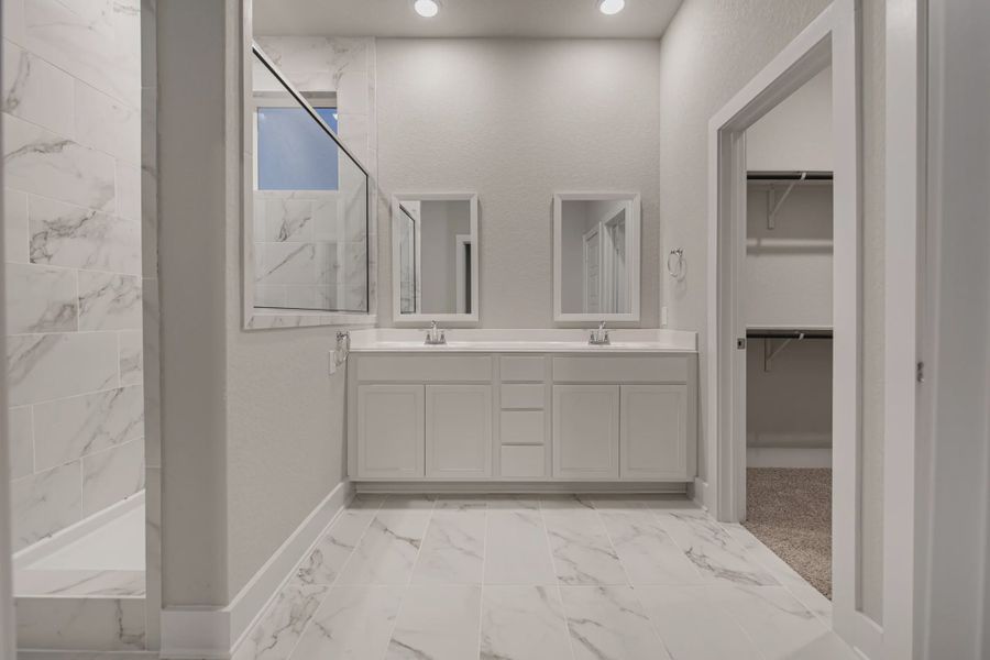 Representative furnished interior of a home built from the Sterling by Chesmar Homes in Stillwater Ranch, Buda (Image 9).