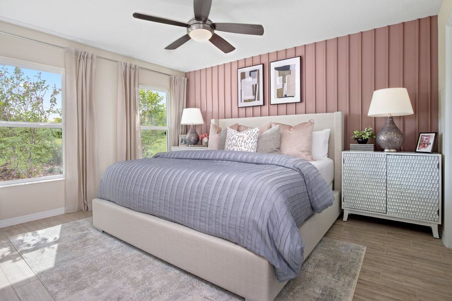Representative furnished interior of a home built from the 1637 Modeled by KB Home in Reserve at Forest Lake I, Lake Wales (Image 6).