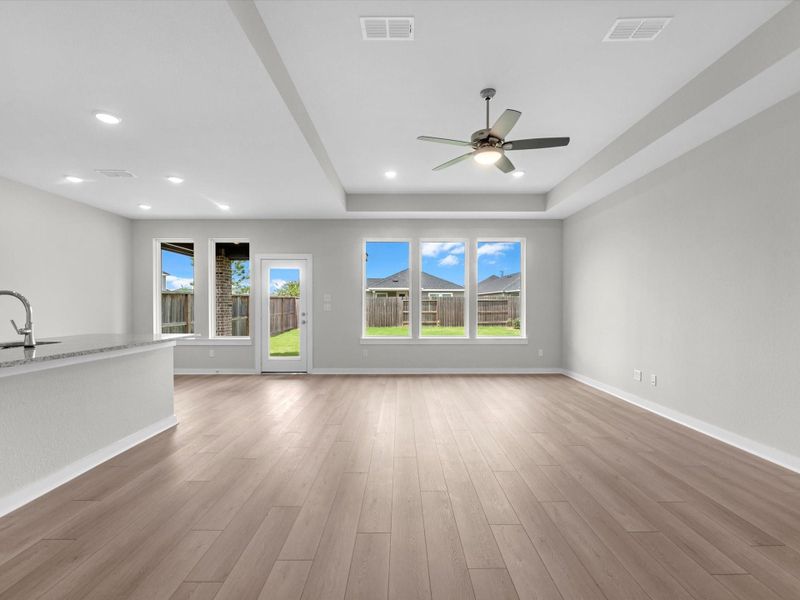 Spacious, unfurnished interior of a new home in Mason Woods, Cypress (Image 13). Spacious, unfurnished interior of a new home in Mason Woods, Cypress (Image 13).
