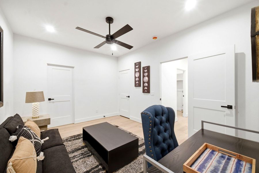 Furnished interior view inside a new home in , Houston (Image 18).
