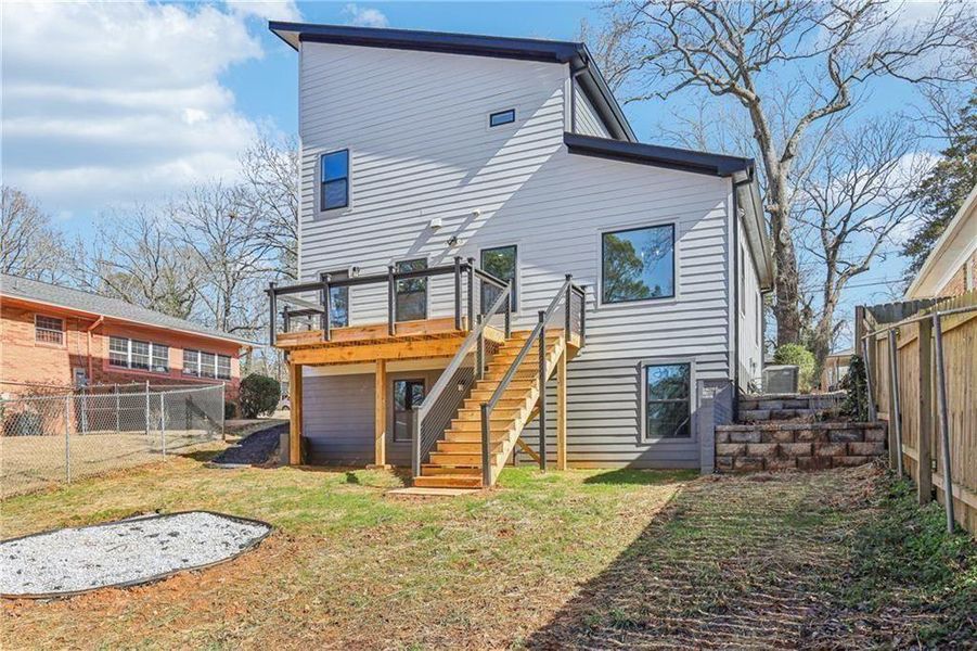 Exterior details and patio area of a home in , Atlanta (Image 27). Exterior details and patio area of a home in , Atlanta (Image 27).