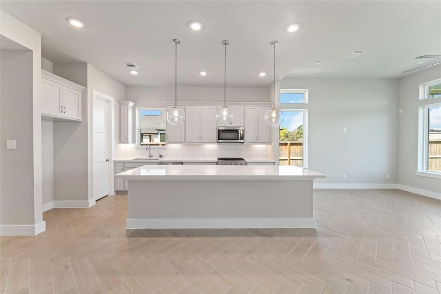 Furnished interior view inside a new home in Arabella on the Prairie, Richmond (Image 7).