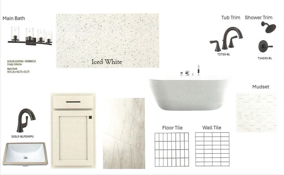 Main Bath Selections