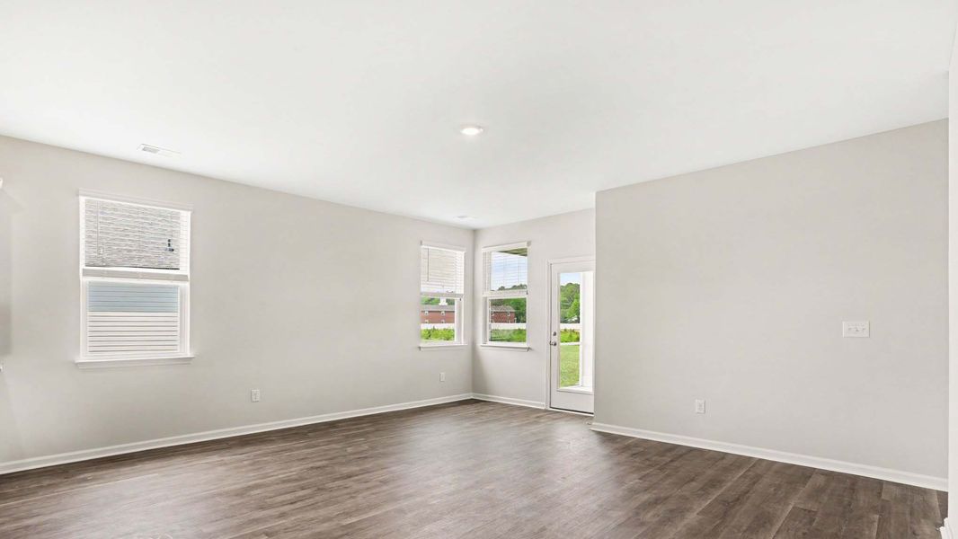 Representative unfurnished interior of a home built from the Lakeside by D.R. Horton in Eden Springs, Longs (Image 8). Representative unfurnished interior of a home built from the Lakeside by D.R. Horton in Eden Springs, Longs (Image 8).
