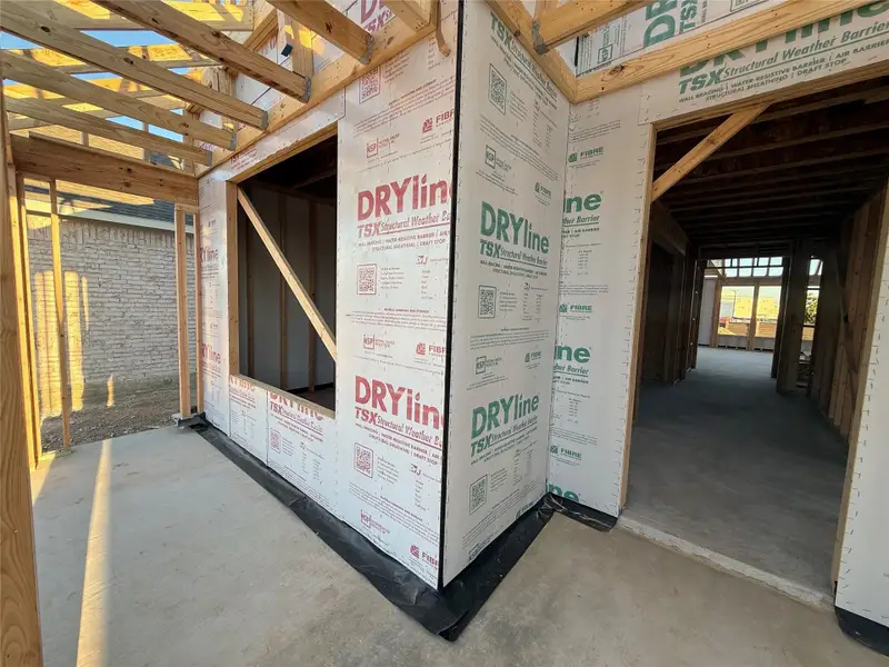 In-progress construction of a new home in Berry Creek Highlands, Georgetown, TX (Image 11).