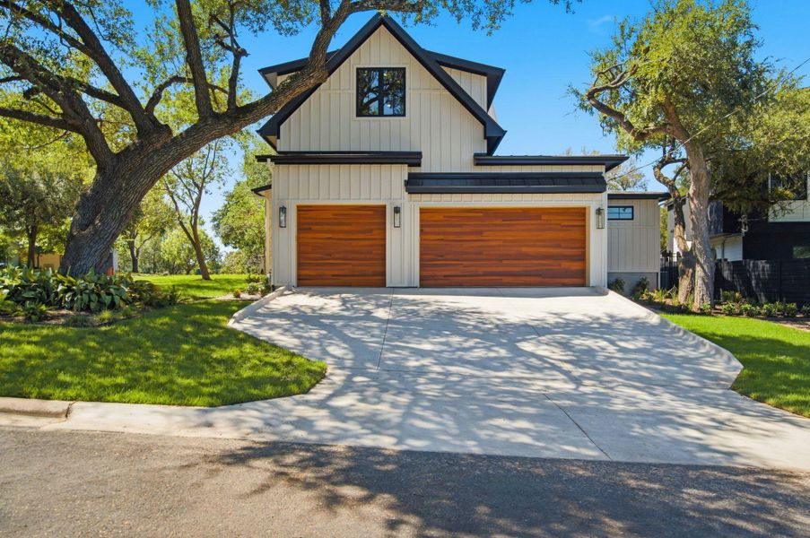 Front exterior of a new home in , Austin, TX, highlighting curb appeal (Image 23).