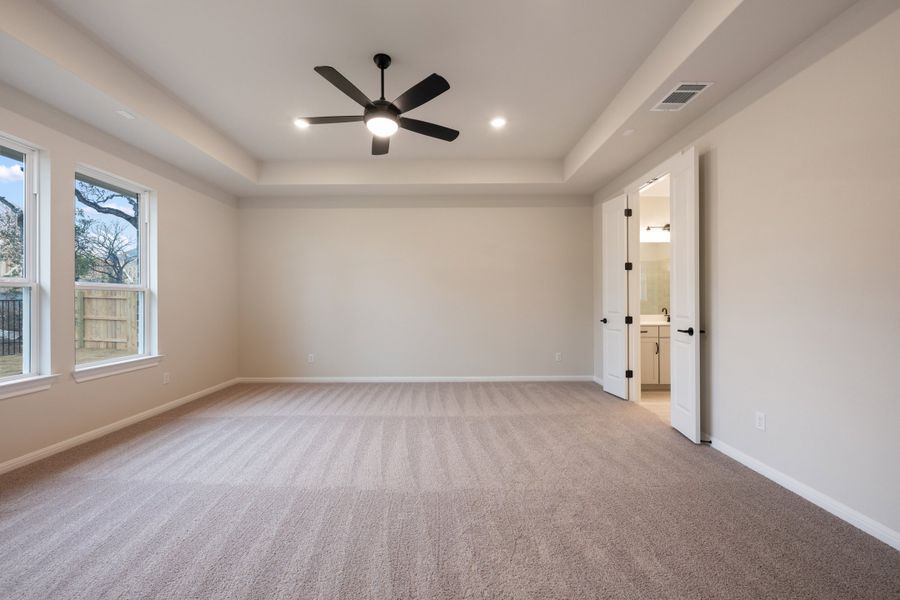 Representative unfurnished interior of a home built from the Carolina by Ashton Woods in The Estates at La Cima, San Marcos (Image 39). Representative unfurnished interior of a home built from the Carolina by Ashton Woods in The Estates at La Cima, San Marcos (Image 39).