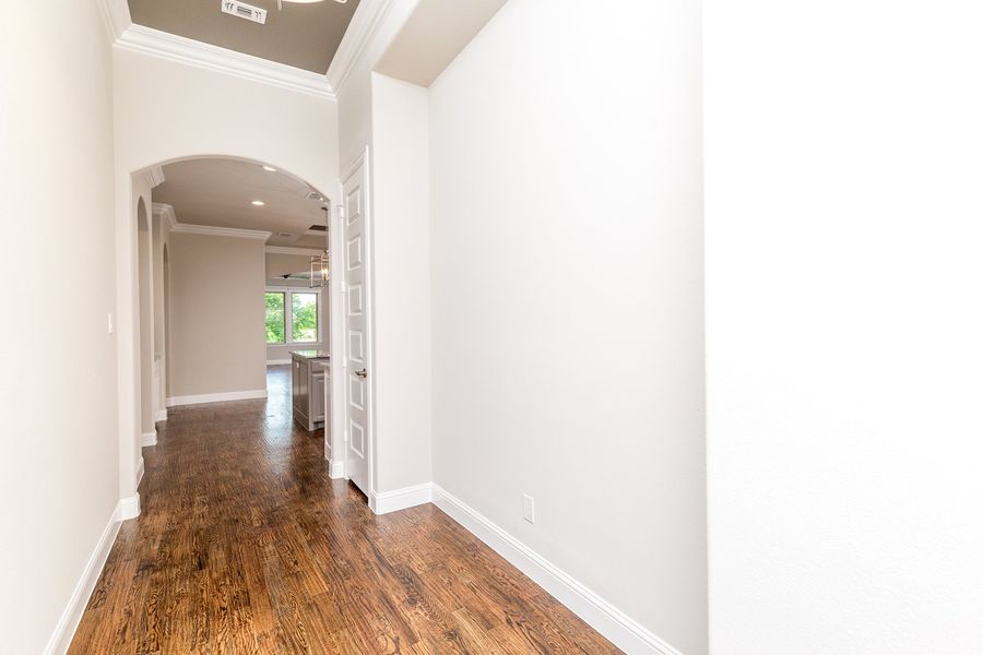 Representative unfurnished interior of a home built from the The Michie by West Point Homes in Riverdance, Keller (Image 18). Representative unfurnished interior of a home built from the The Michie by West Point Homes in Riverdance, Keller (Image 18).