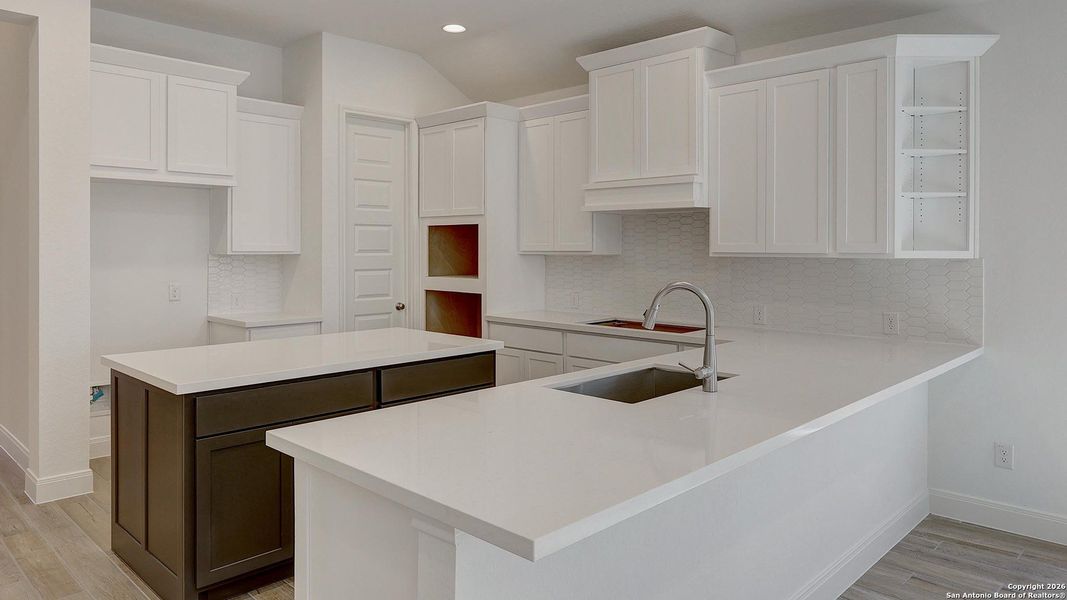 Furnished interior view inside a new home in Kallison Ranch, San Antonio (Image 11).