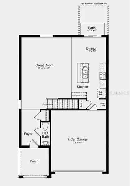 2D floor plan layout of this home in Solena, North Fort Myers, FL (Image 2). 2D floor plan layout of this home in Solena, North Fort Myers, FL (Image 2).