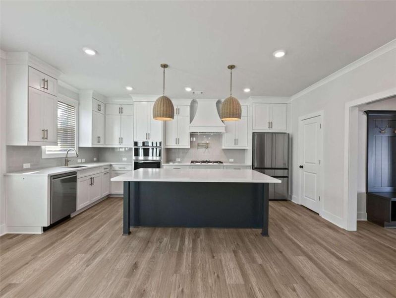 Furnished interior view inside a new home in , Buford (Image 5).