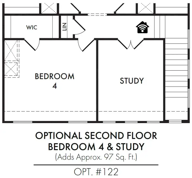 Bedroom 4 and Study (eliminates Game Room)