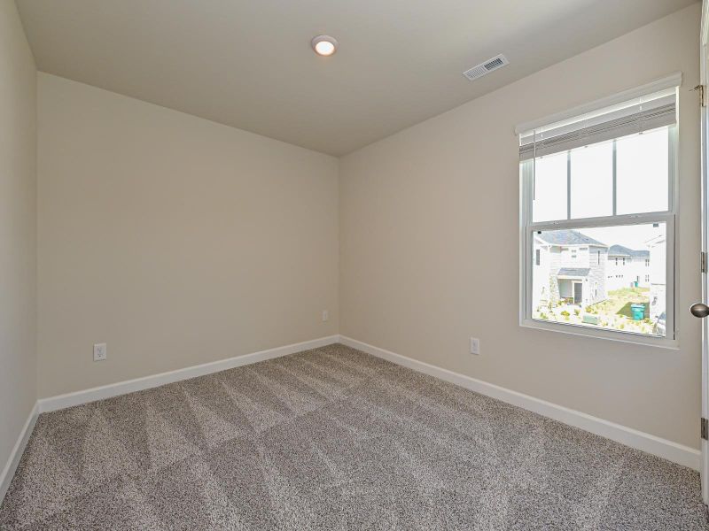 Secondary Bedroom in the Lennon Floorplan at Morgan Hills.