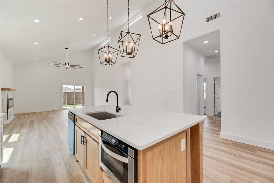 Furnished interior view inside a new home in , Greenville (Image 9).