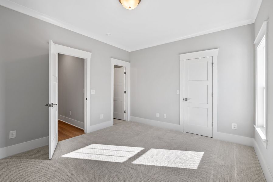 Representative unfurnished interior of a home built from the Beckett by Bill Clark Homes in Sidbury Landing, Wilmington (Image 84). Representative unfurnished interior of a home built from the Beckett by Bill Clark Homes in Sidbury Landing, Wilmington (Image 84).