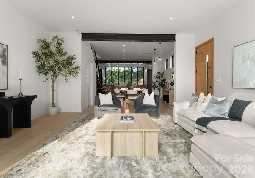 Furnished interior view inside a new home in , Charlotte (Image 6).