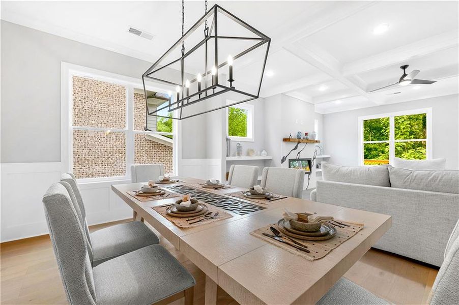 Furnished interior view inside a new home in , Brookhaven (Image 19).