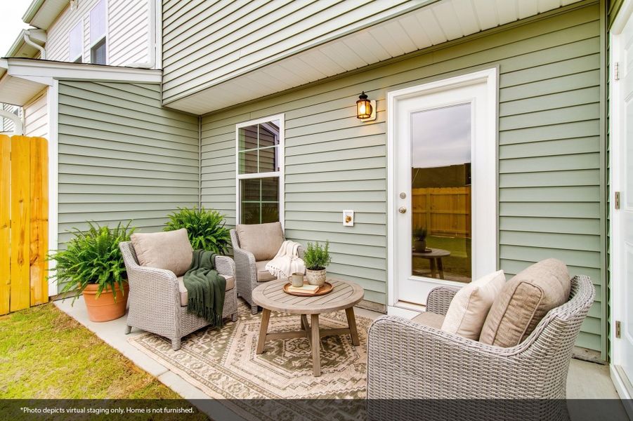 Exterior details and patio area of a home in Astoria, Columbia (Image 3). Exterior details and patio area of a home in Astoria, Columbia (Image 3).