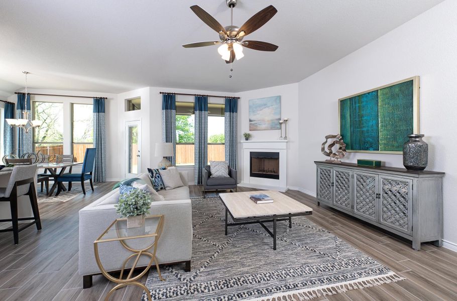 Representative furnished interior of a home built from the Concept 2267 by Landsea Homes in Belle Meadows, Cleburne (Image 5). Representative furnished interior of a home built from the Concept 2267 by Landsea Homes in Belle Meadows, Cleburne (Image 5).